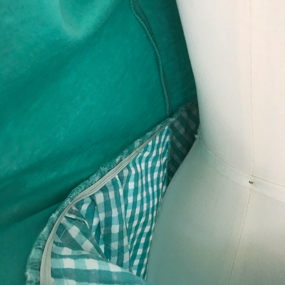 True Vintage Gingham Casual Full Skirt Midi Dress - Picture 9 of 16